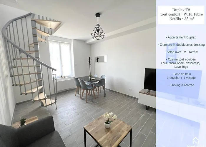 180b - Duplex T2 Confort - Wifi Netflix